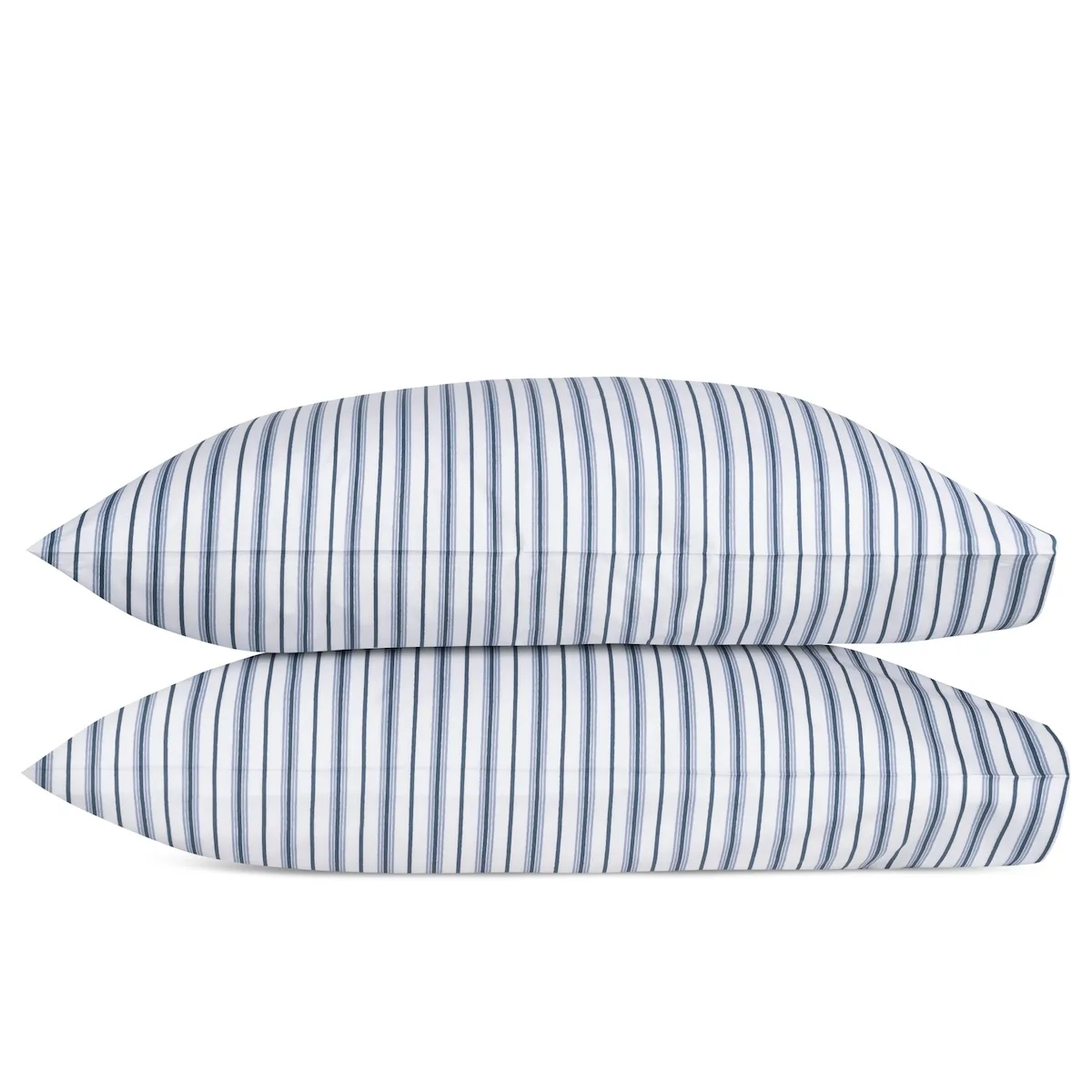 Schumacher Calypso Pillowcases in Prussian Blue