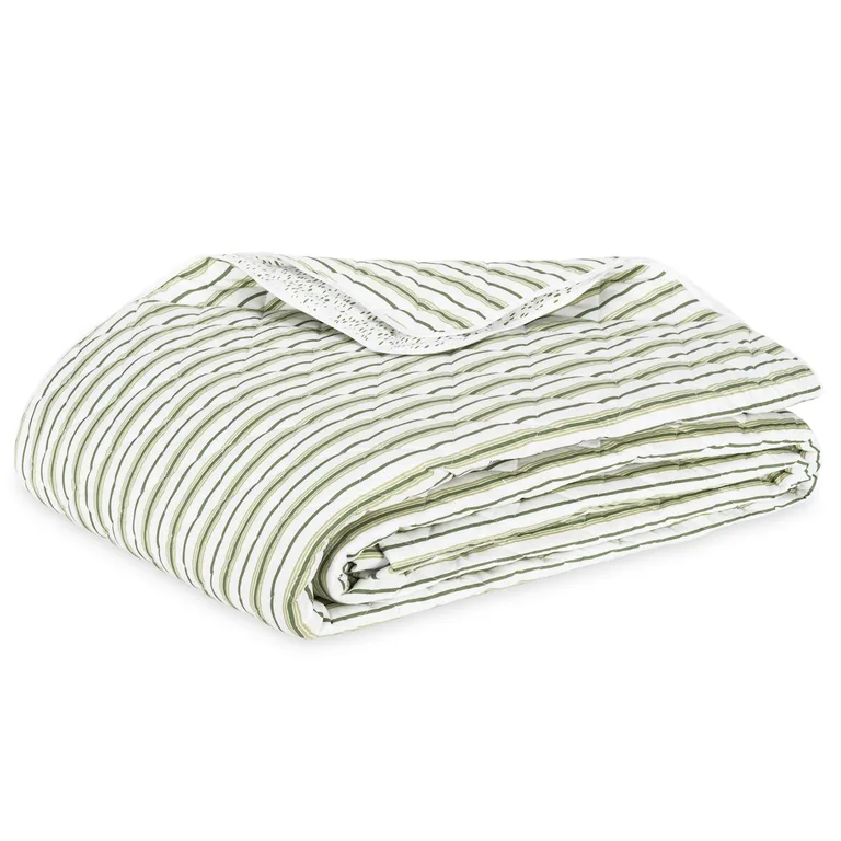 Schumacher Calypso Quilt in Palm