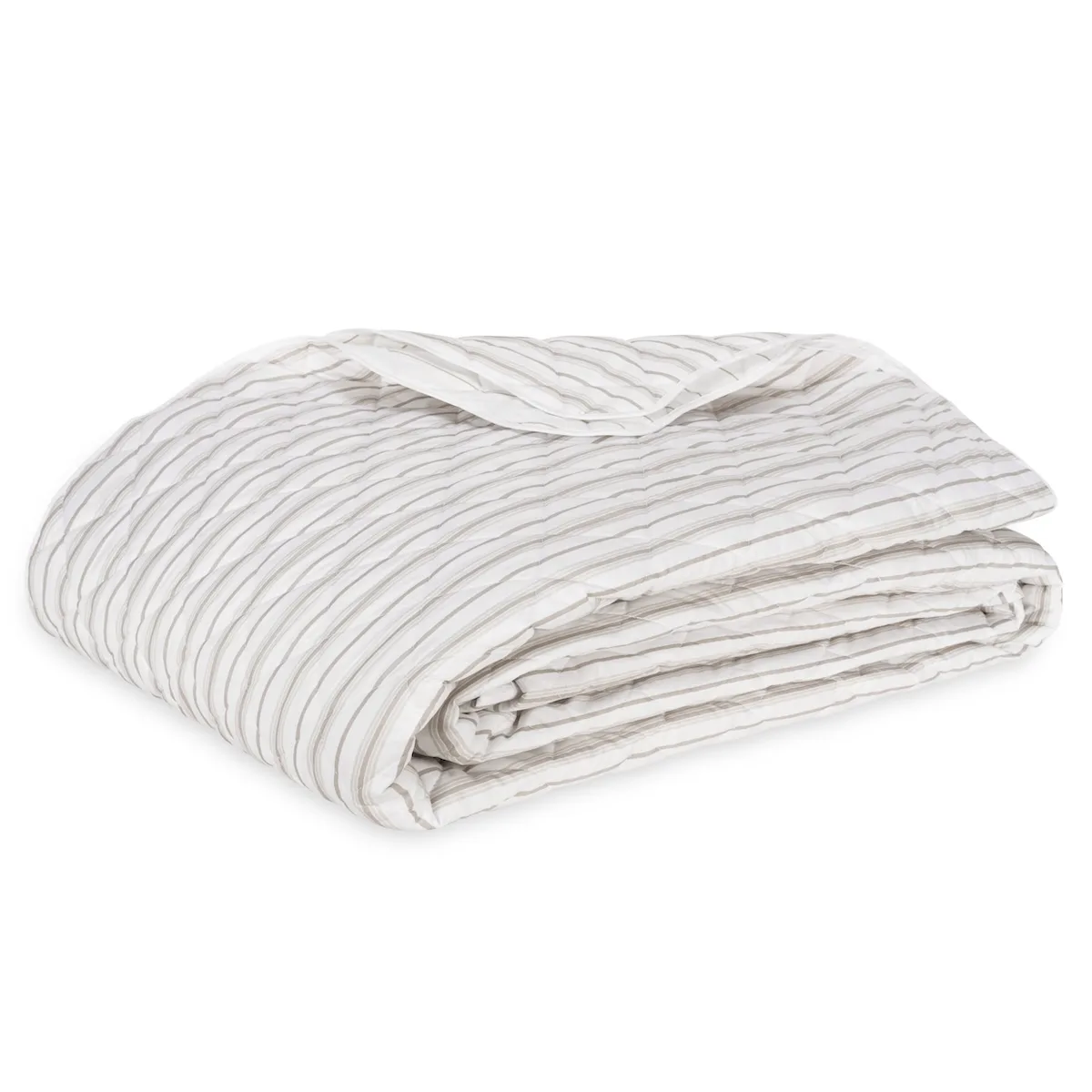 Schumacher Calypso Quilt in Pebble