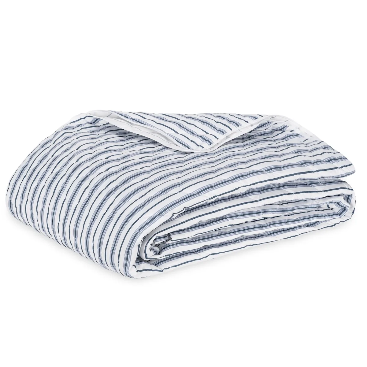 Schumacher Calypso Quilt in Prussian Blue