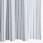 MSC066SHOP8 | Calypso Shower Curtain - Prussian Blue Schumacher Calypso Shower Curtain in Prussian Blue (MSC066SHOP8)