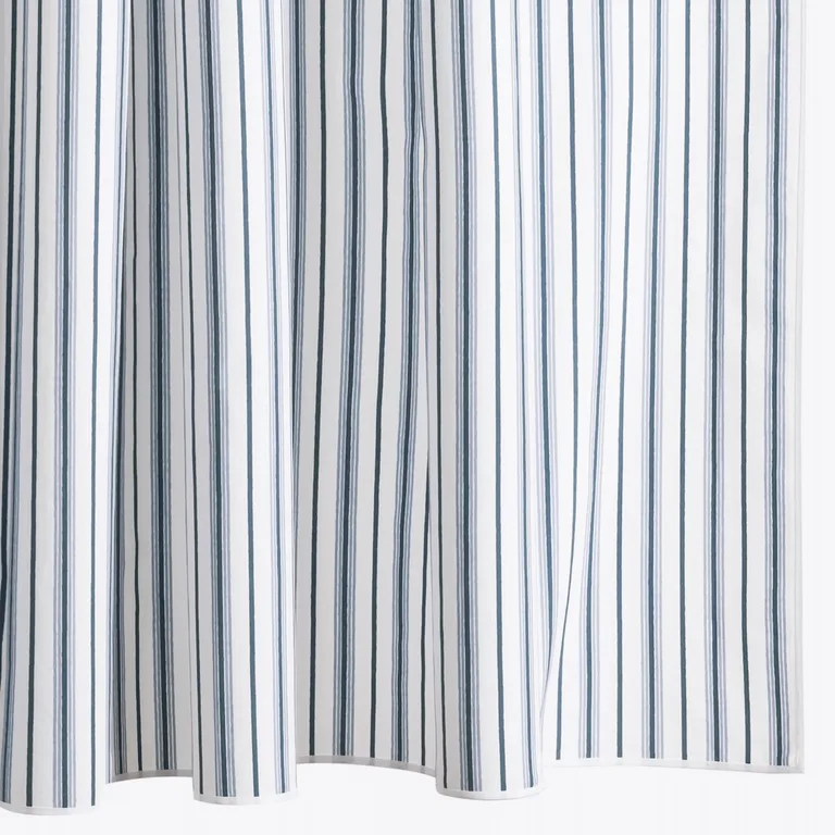 Schumacher Calypso Shower Curtain in Prussian Blue (MSC066SHOP8)