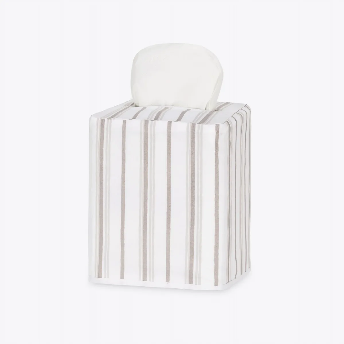 Schumacher Calypso Tissue Box Cover in Pebble (MSC066TISSUEPE)
