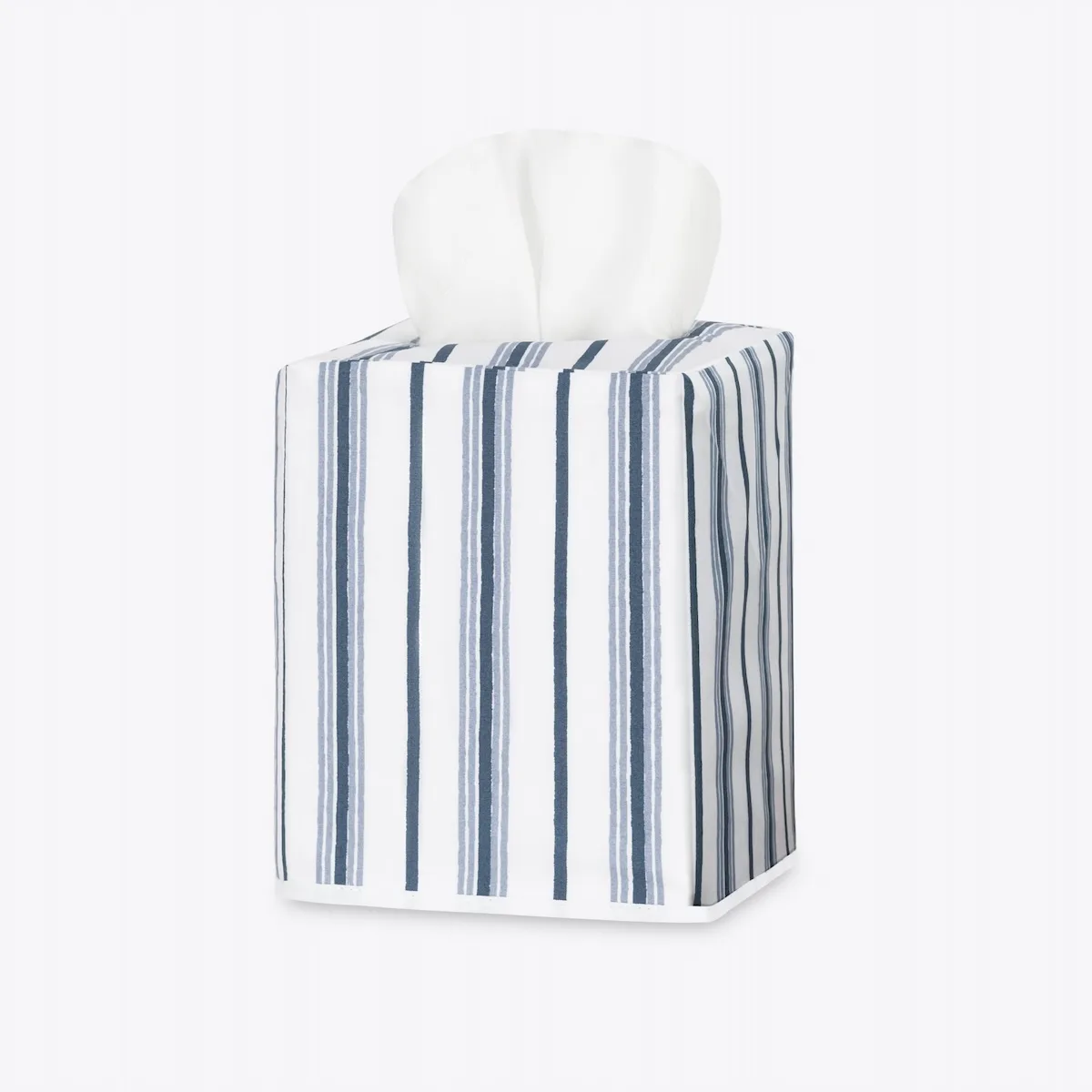 Schumacher Calypso Tissue Box Cover in Prussian Blue (MSC066TISSUEP8)