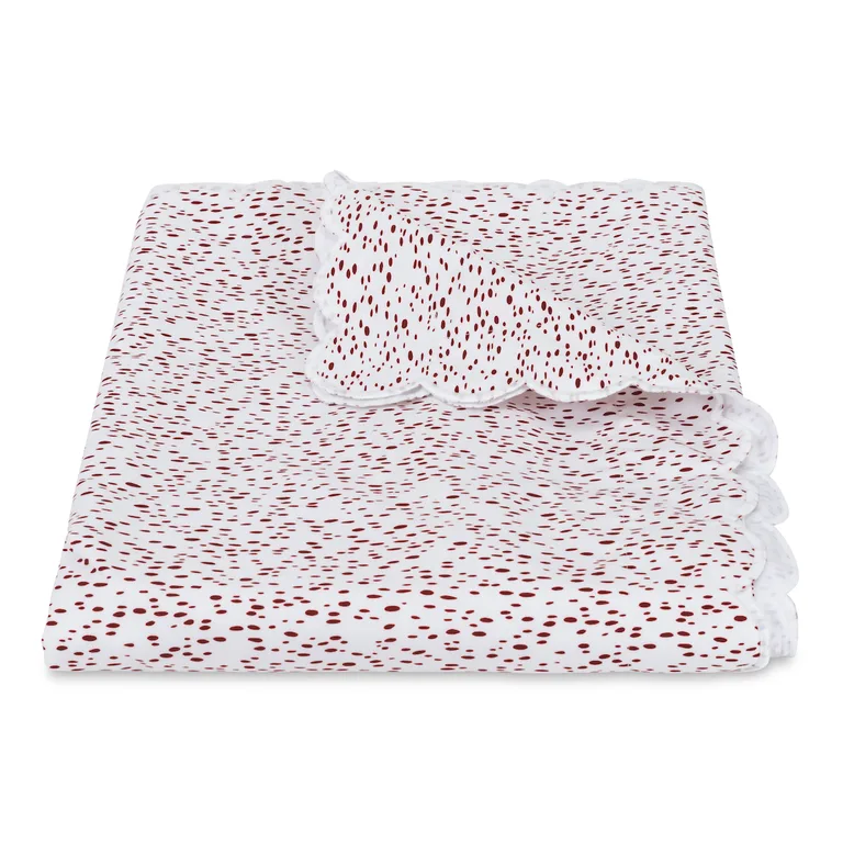 Schumacher Celine Duvet Cover in Redberry