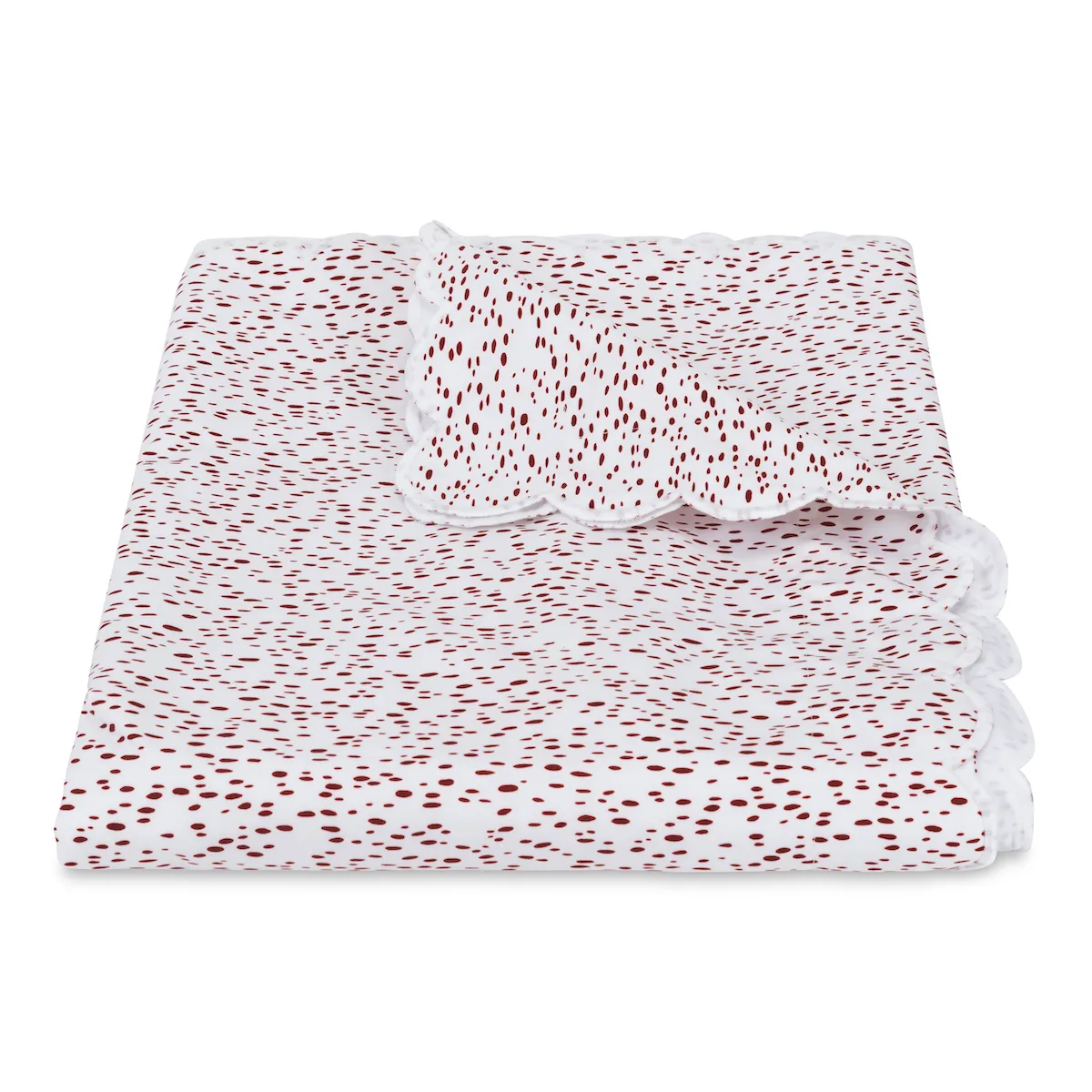Schumacher Celine Duvet Cover in Redberry