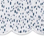 Celine Fitted Sheet - Prussian Blue Schumacher Celine Fitted Sheet in Prussian Blue