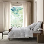 Celine Fitted Sheet - Prussian Blue Schumacher Celine Fitted Sheet in Prussian Blue