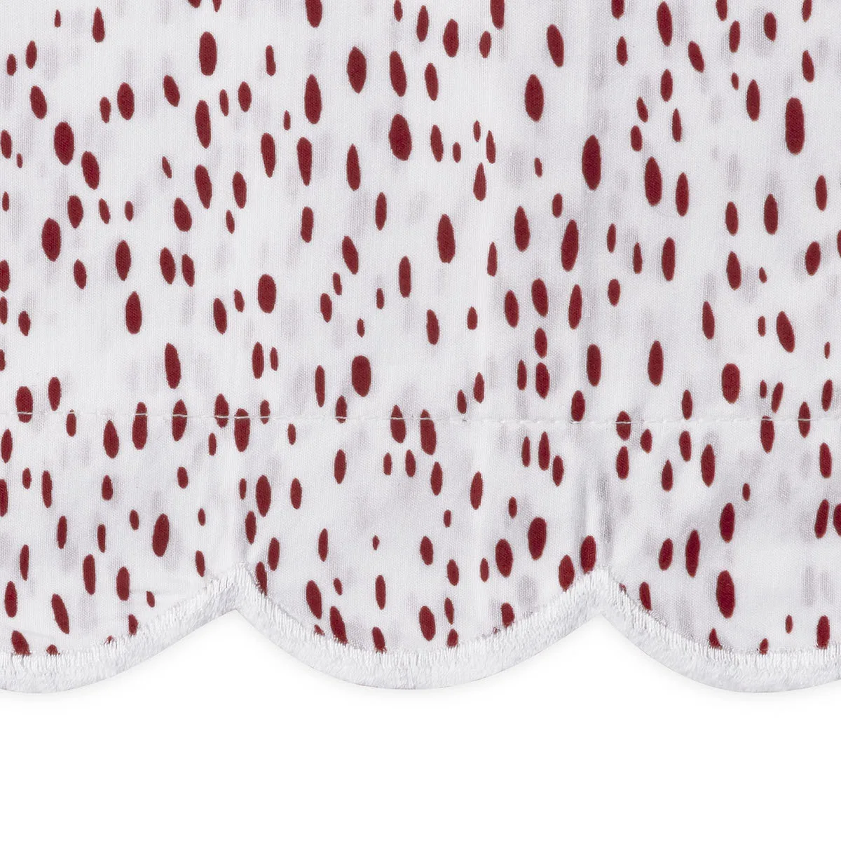 Schumacher Celine Fitted Sheet in Redberry