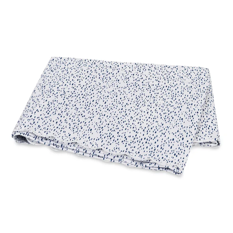 Schumacher Celine Flat Sheet in Prussian Blue