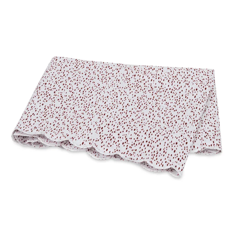 Schumacher Celine Flat Sheet in Redberry