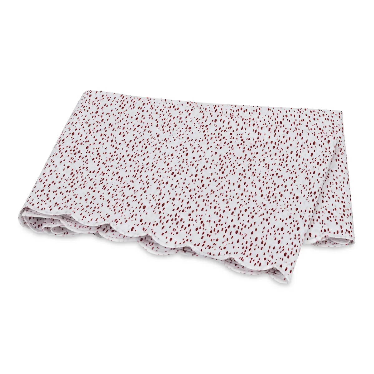 Schumacher Celine Flat Sheet in Redberry