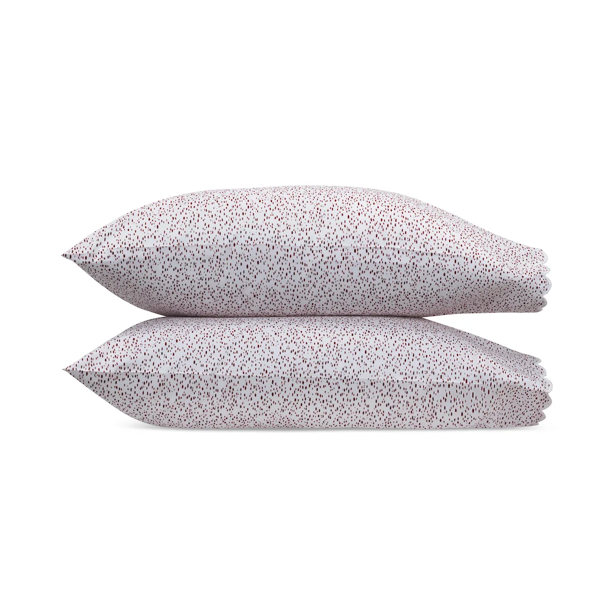 Schumacher Celine Pillowcases in Redberry