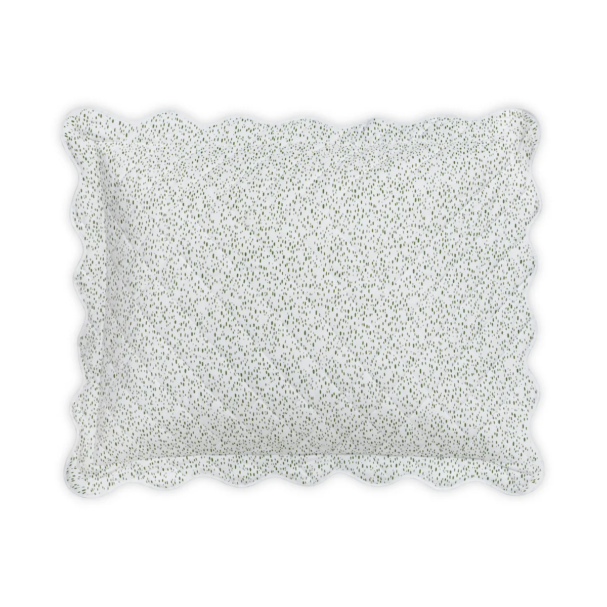 Schumacher Celine Quilted Sham in Grass