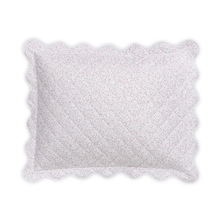 Schumacher Celine Quilted Sham in Pink