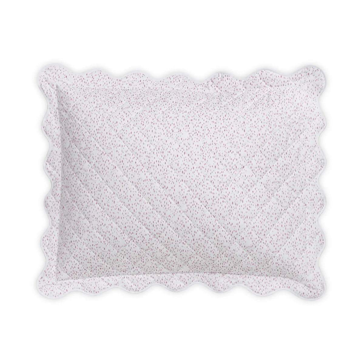 Schumacher Celine Quilted Sham in Pink
