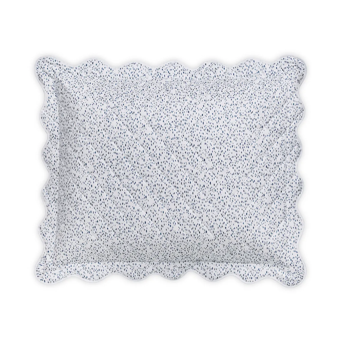 Schumacher Celine Quilted Sham in Prussian Blue