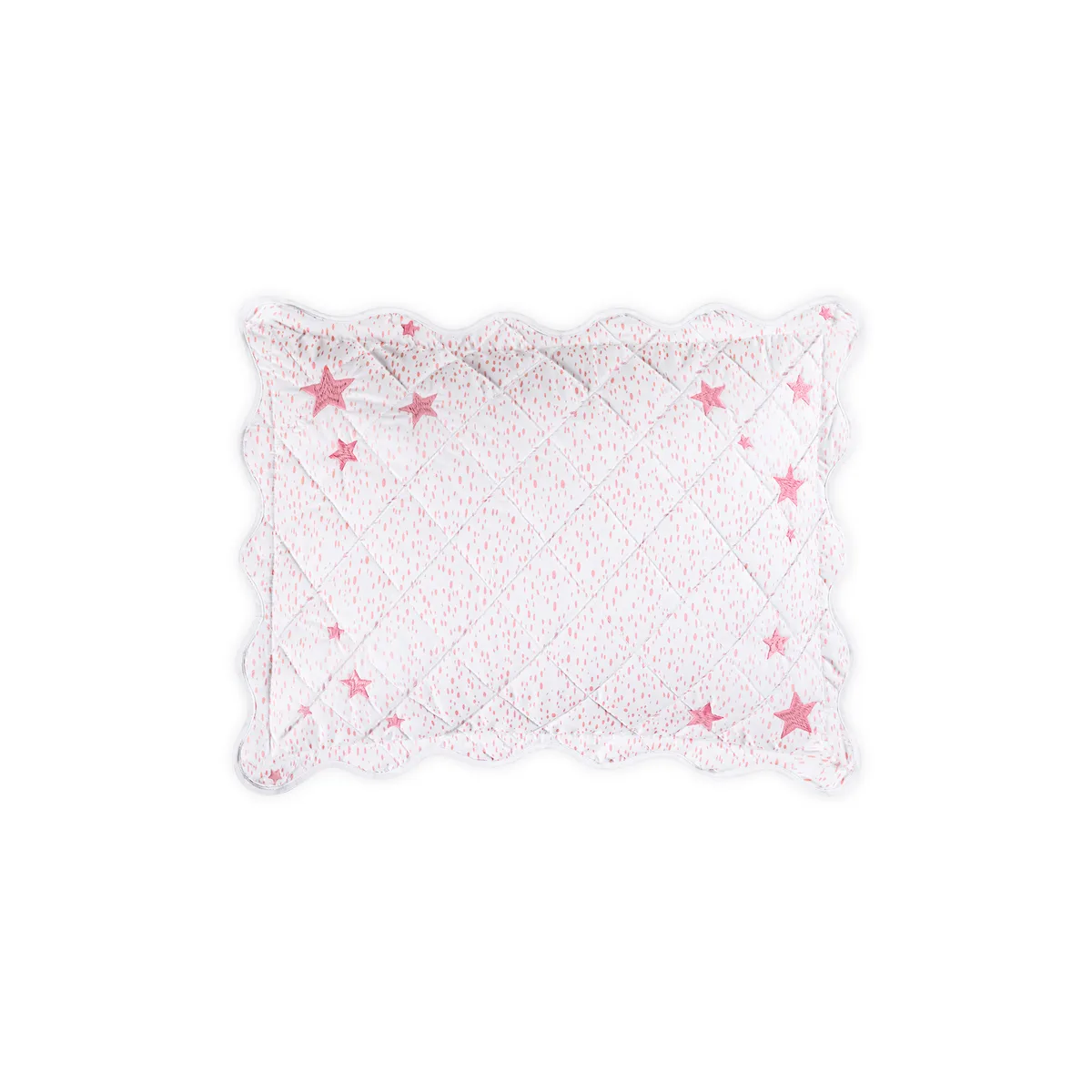 Schumacher Celine Stars Mini Pillow in Pink (MSC034QBSHAPK)
