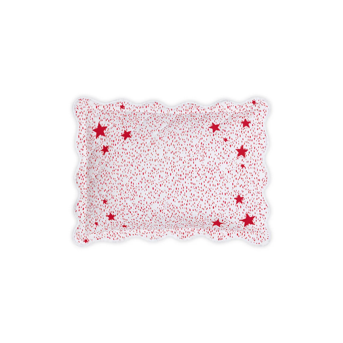 Schumacher Celine Stars Mini Pillow in Redberry (MSC034QBSHARY)