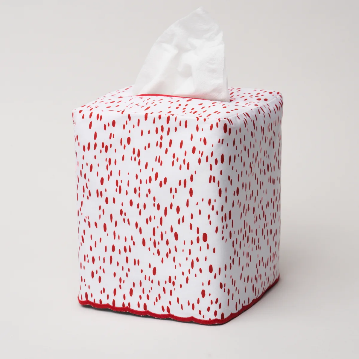 Schumacher Celine Tissue Box Cover in Redberry (MSC025TBOXRY)