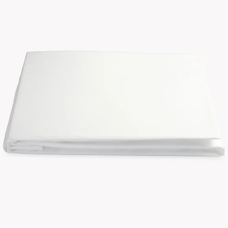 Schumacher Ceylon Satin Fitted Sheet in Bone