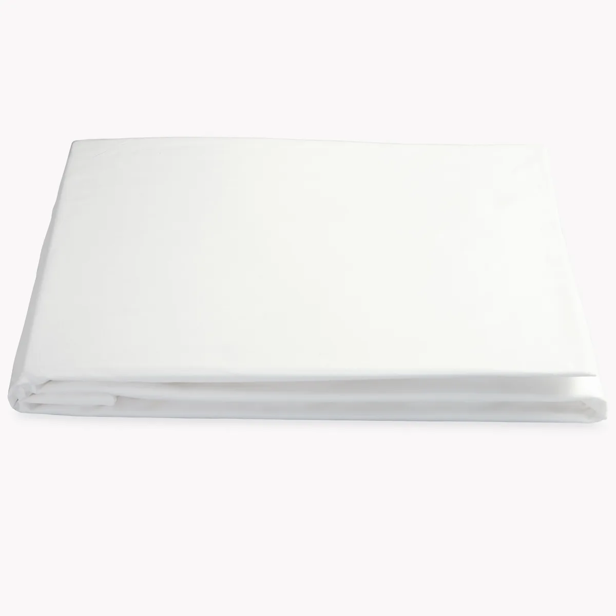 Schumacher Ceylon Satin Fitted Sheet in Bone