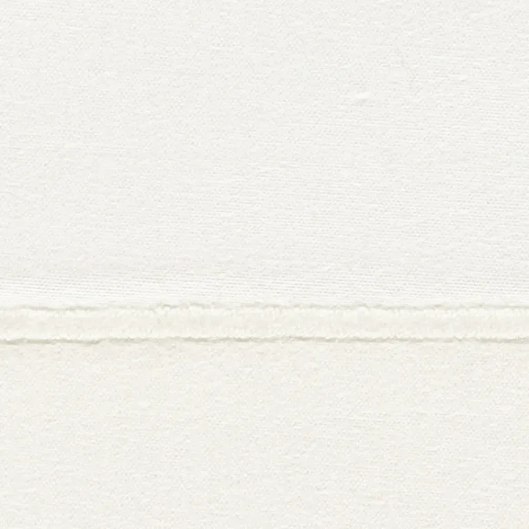 Schumacher Ceylon Satin Fitted Sheet in Bone