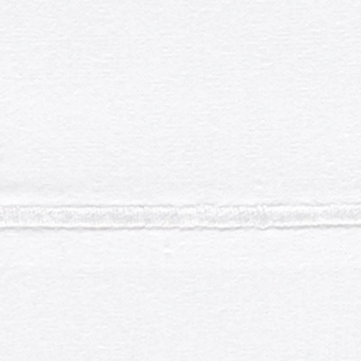 Schumacher Ceylon Satin Stitch Sham in White
