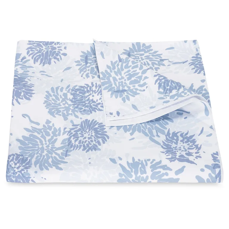 Schumacher Chrysanthemum Duvet Cover in Blue