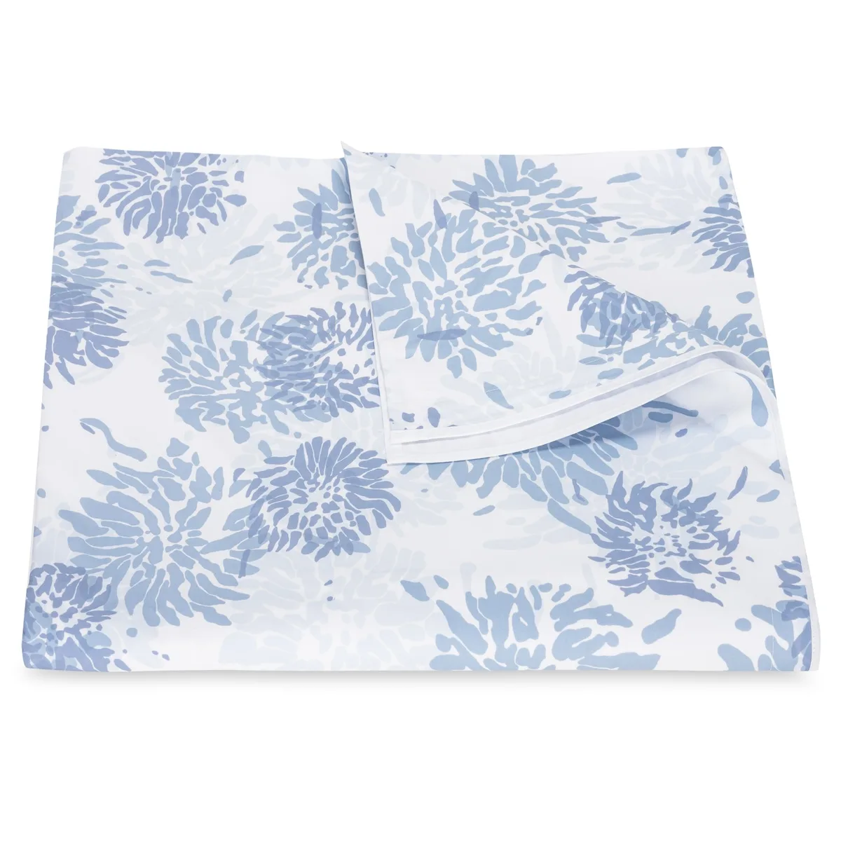 Schumacher Chrysanthemum Duvet Cover in Blue