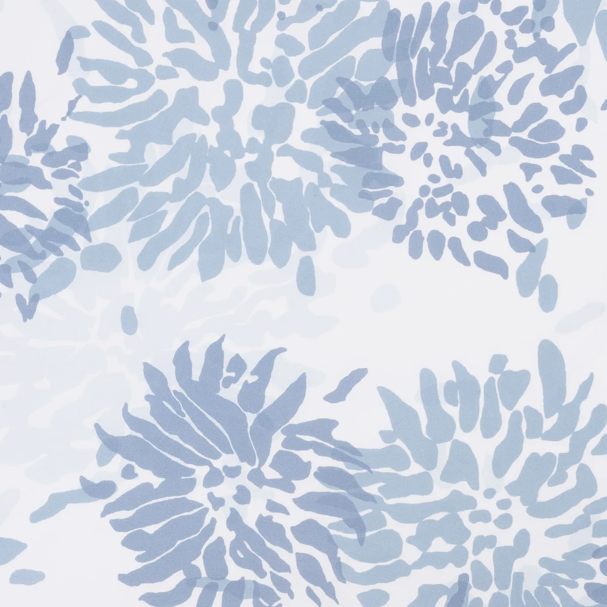 Schumacher Chrysanthemum Flat Sheet in Blue