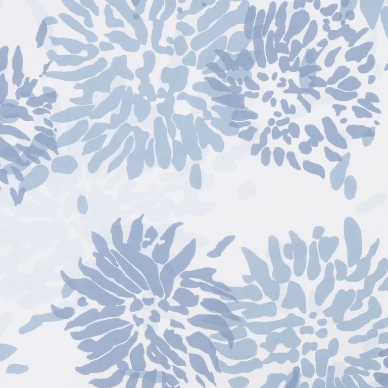 Schumacher Chrysanthemum Pillowcases in Blue