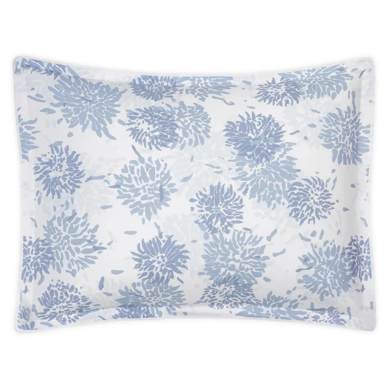 Schumacher Chrysanthemum Sham in Blue