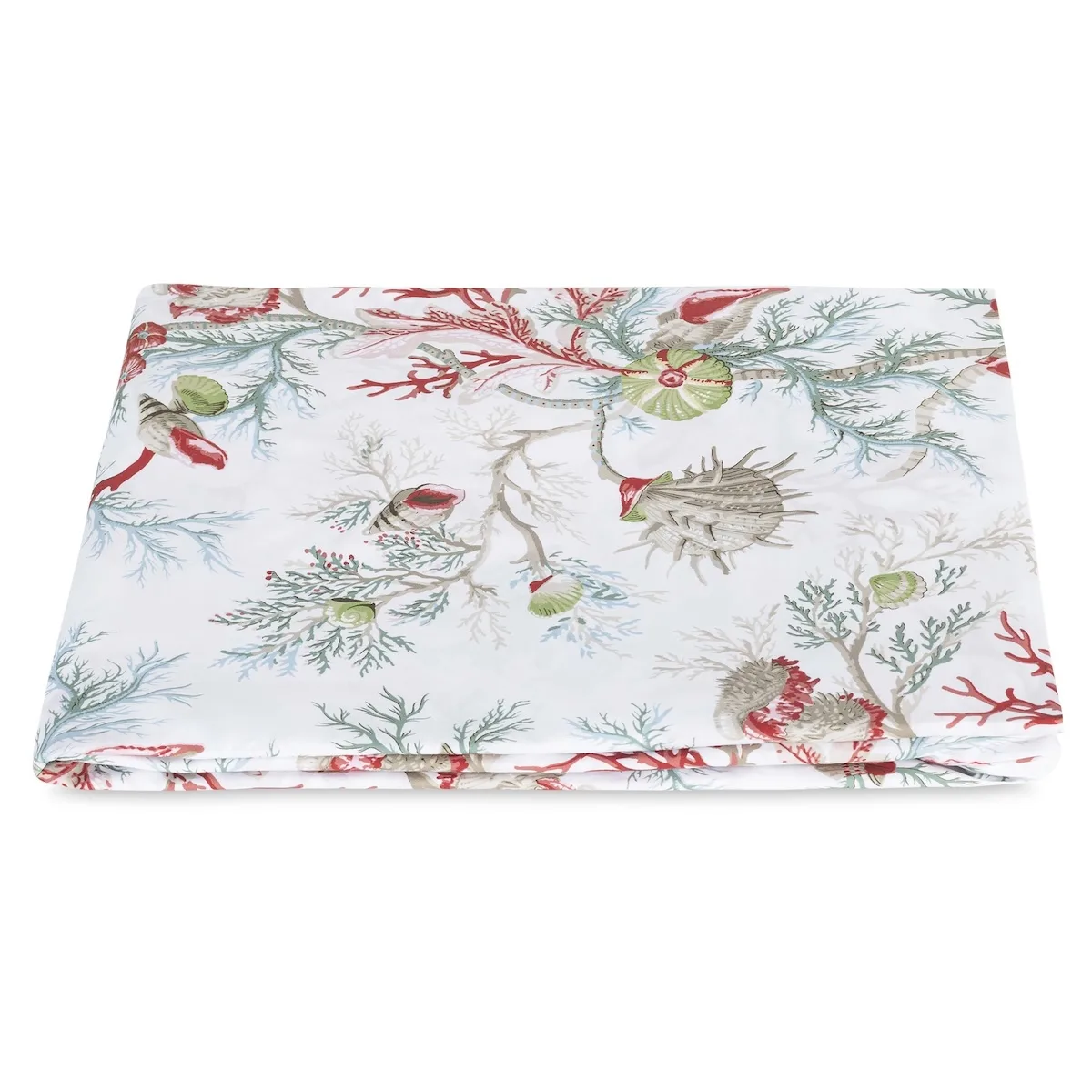 Schumacher Del Tesoro Fitted Sheet in Coral