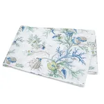 Del Tesoro Flat Sheet - Sea Schumacher Del Tesoro Flat Sheet in Sea