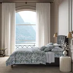 Del Tesoro Flat Sheet - Sea Schumacher Del Tesoro Flat Sheet in Sea