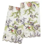 MSC052GTOW2OD | Del Tesoro Guest Towel, Set of 2 - Sea Orchid Schumacher Del Tesoro Guest Towel, Set of 2 in Sea Orchid (MSC052GTOW2OD)