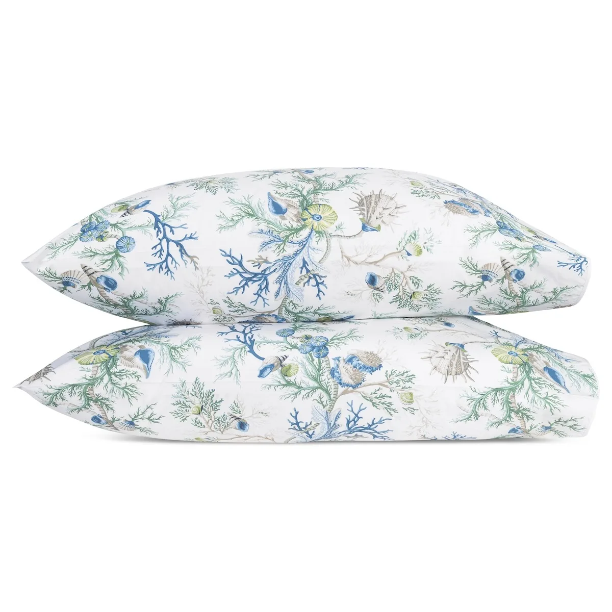 Schumacher Del Tesoro Pillowcases in Sea