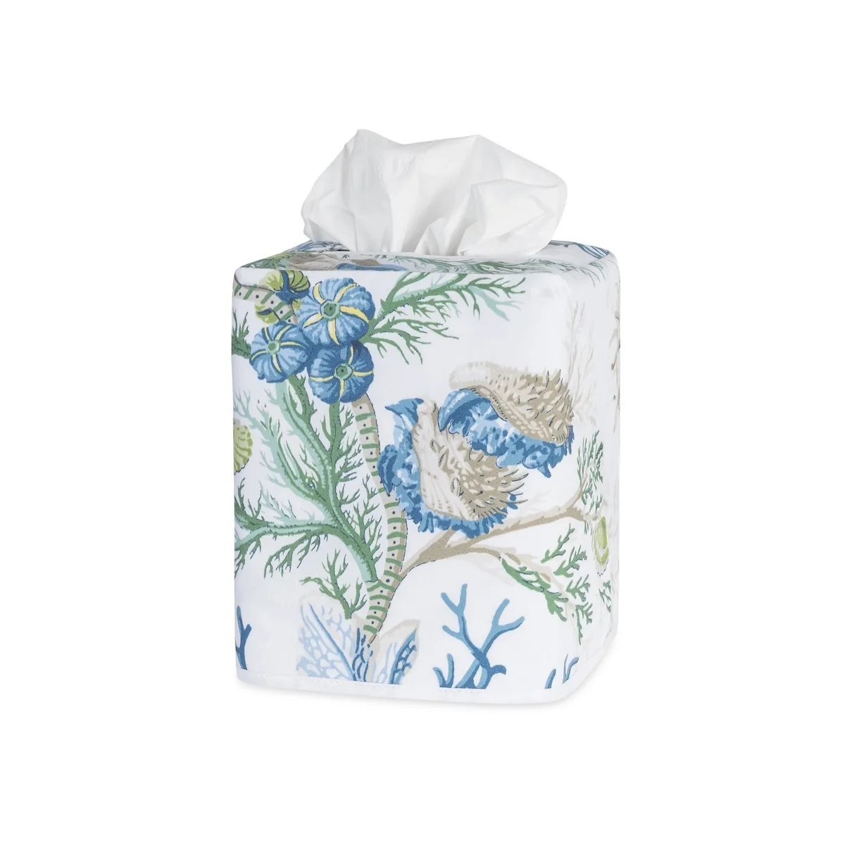 Schumacher Del Tesoro Tissue Box Cover in Sea (MSC052TISSUESC)