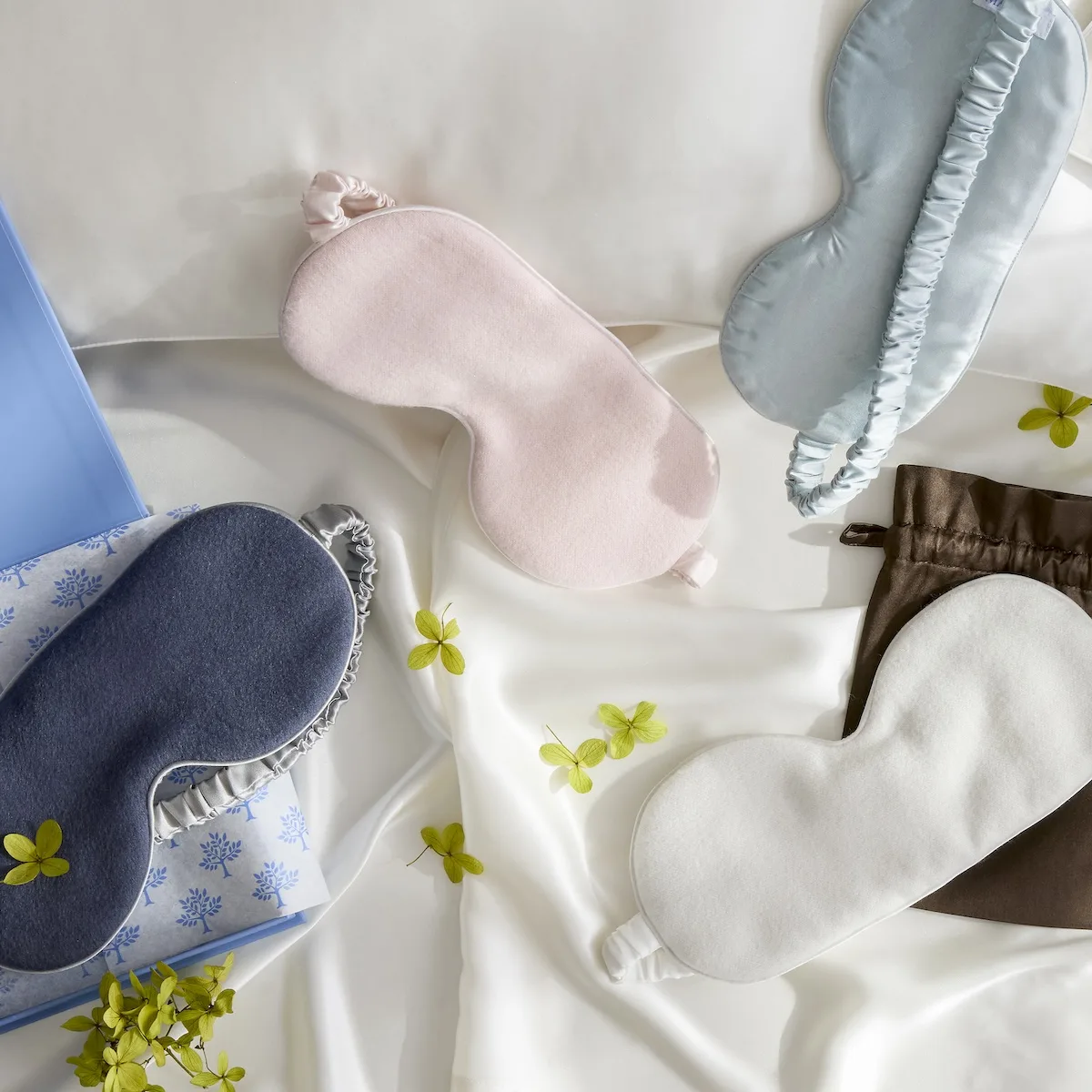 Schumacher Dream Modal Sleep Mask in Ink (M242SMSKIN)