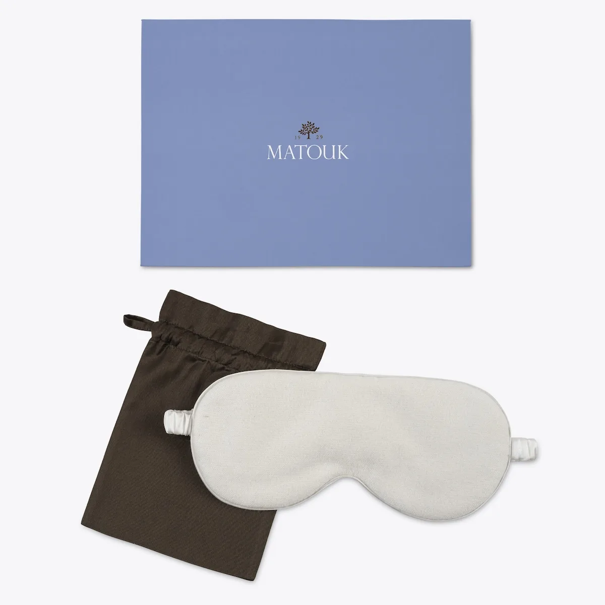 Schumacher Dream Modal Sleep Mask in Oyster (M242SMSKOY)