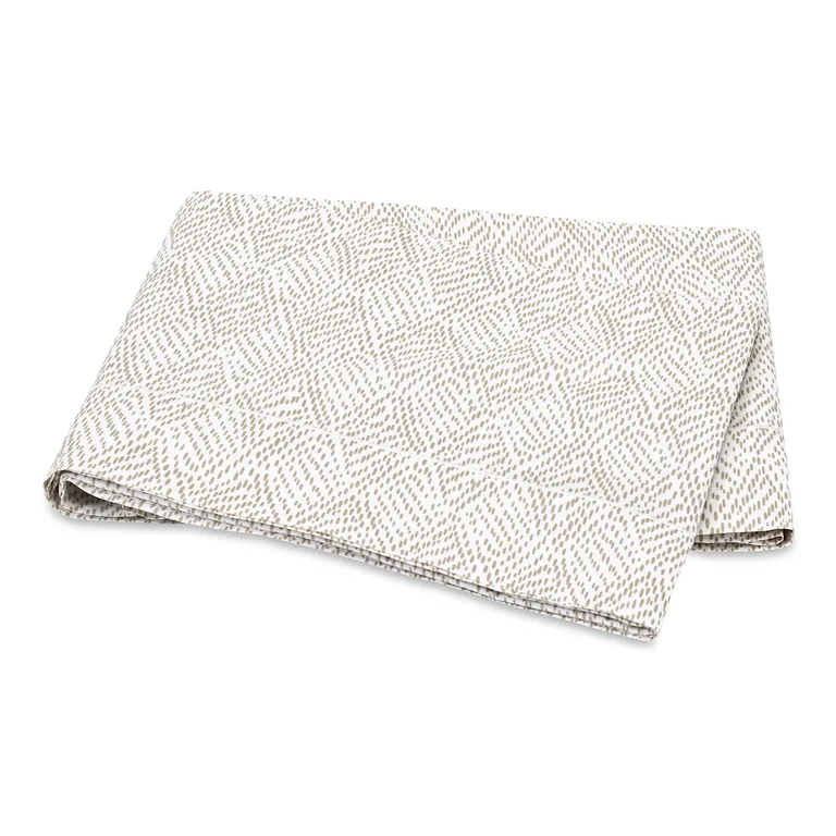 Schumacher Duma Diamond Flat Sheet in Dune
