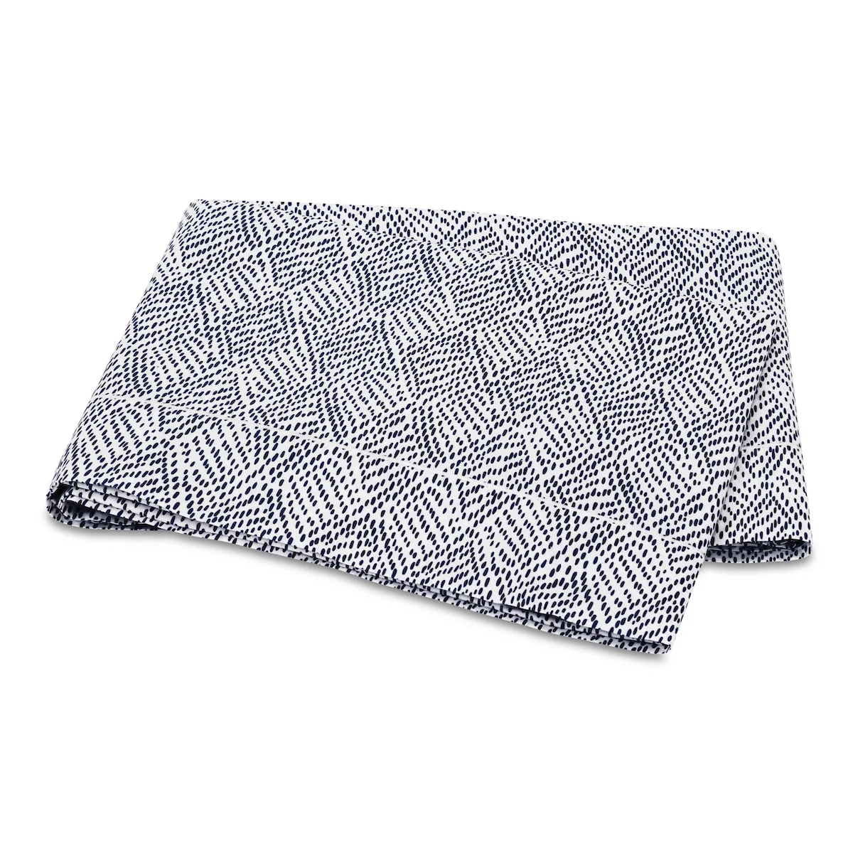 Schumacher Duma Diamond Flat Sheet in Navy
