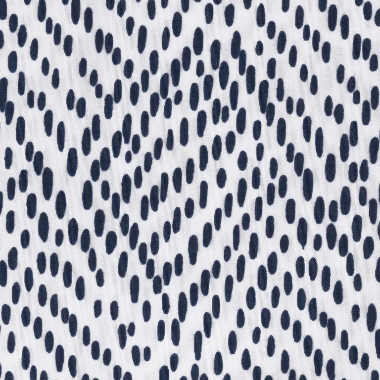 Schumacher Duma Diamond Flat Sheet in Navy