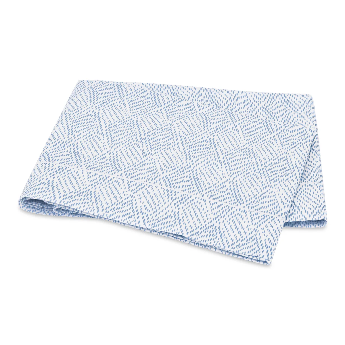 Schumacher Duma Diamond Flat Sheet in Sky