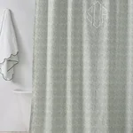 MSC024SHOGR | Duma Diamond Shower Curtain - Grass Schumacher Duma Diamond Shower Curtain in Grass (MSC024SHOGR)
