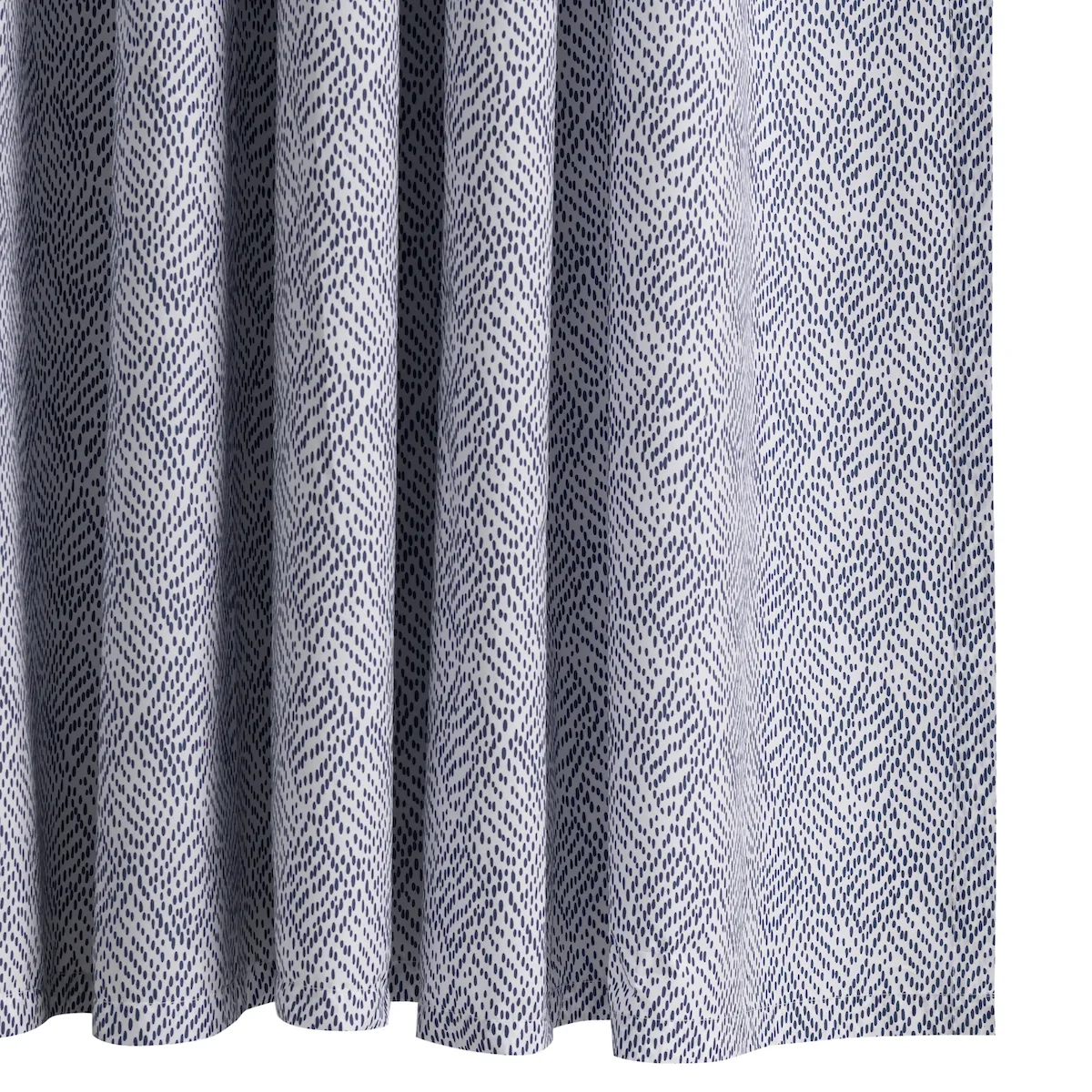 Schumacher Duma Diamond Shower Curtain in Navy (MSC024SHONA)