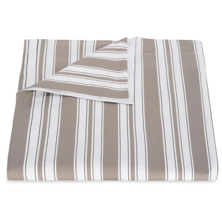 Schumacher Elio Duvet Cover in Mocha