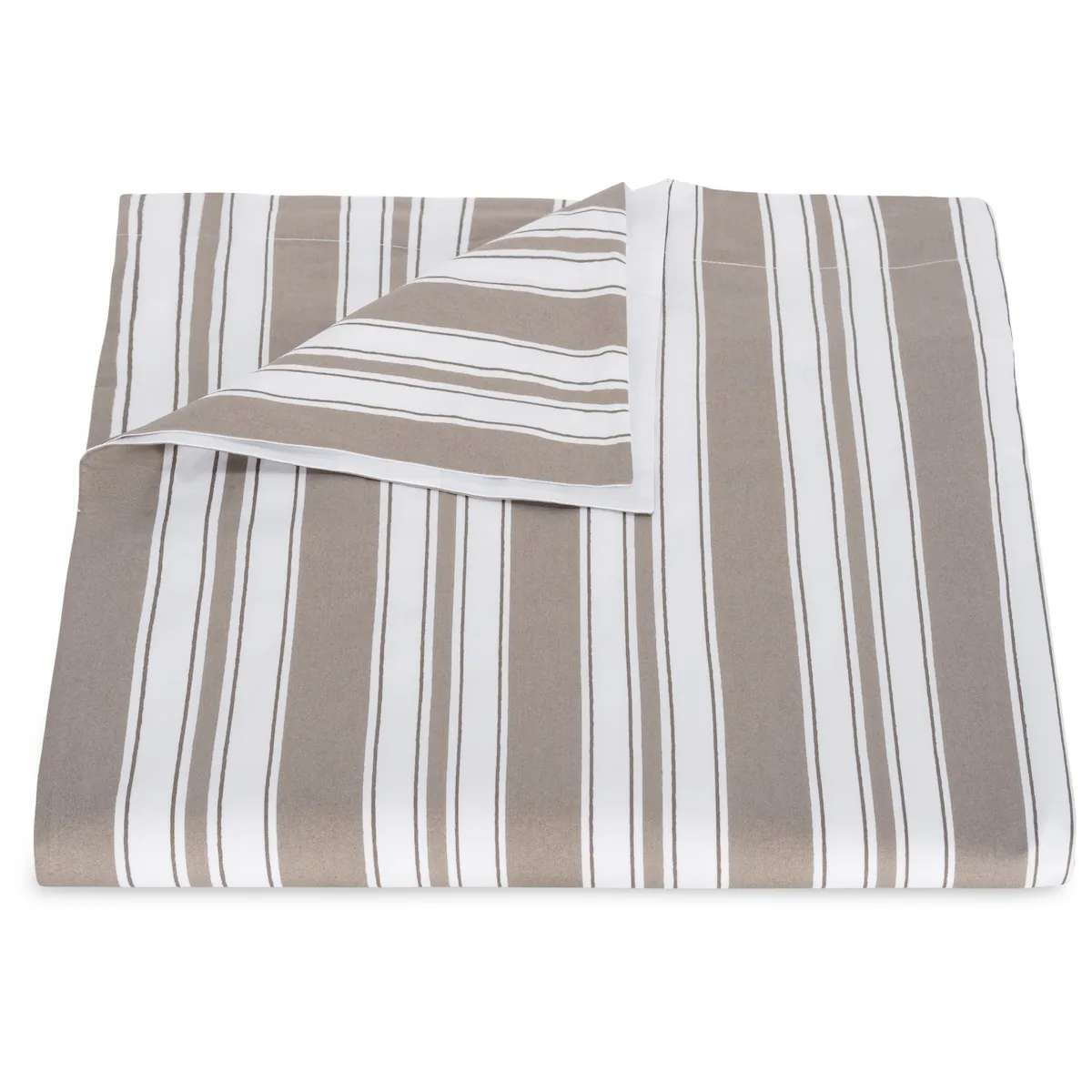 Schumacher Elio Duvet Cover in Mocha