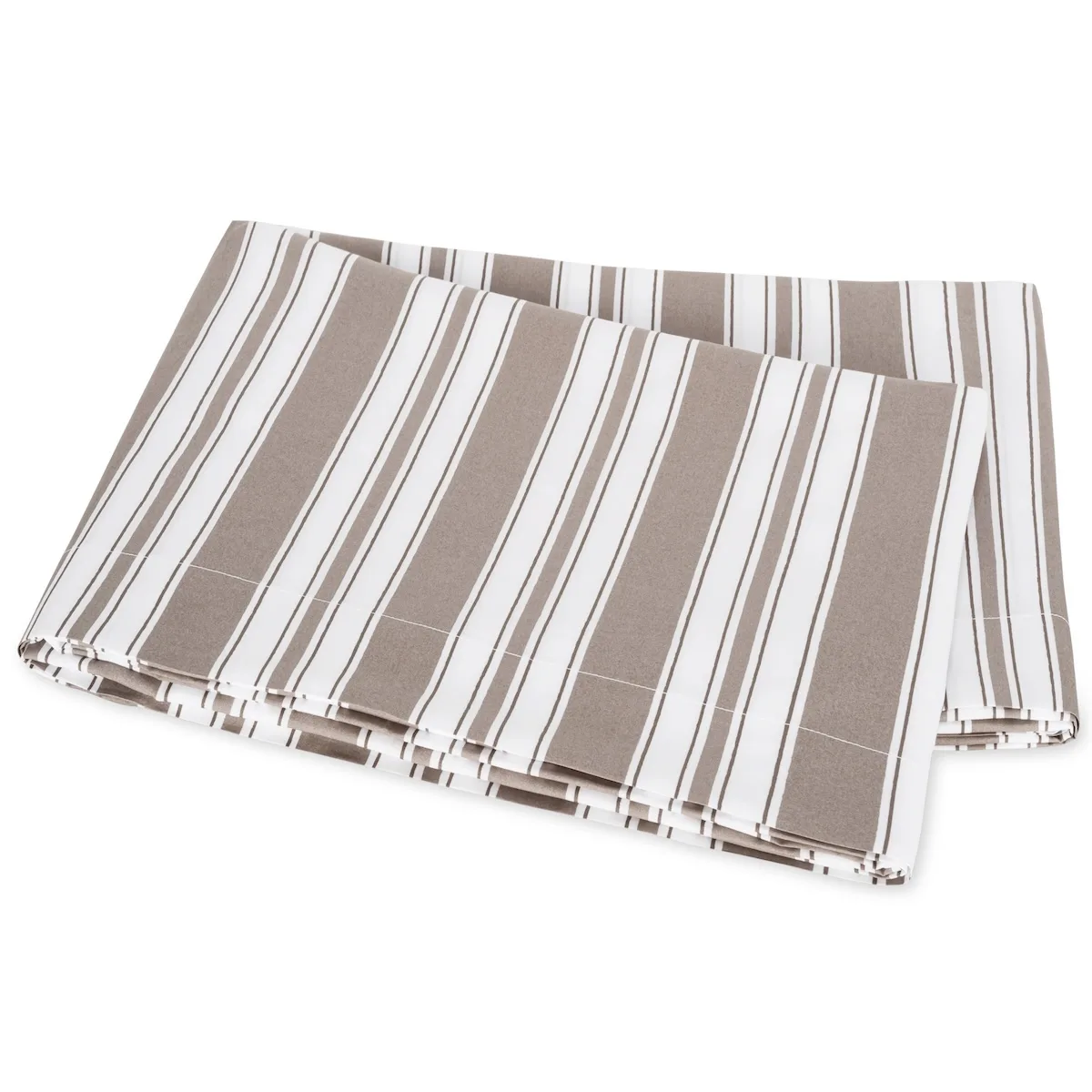 Schumacher Elio Flat Sheet in Mocha